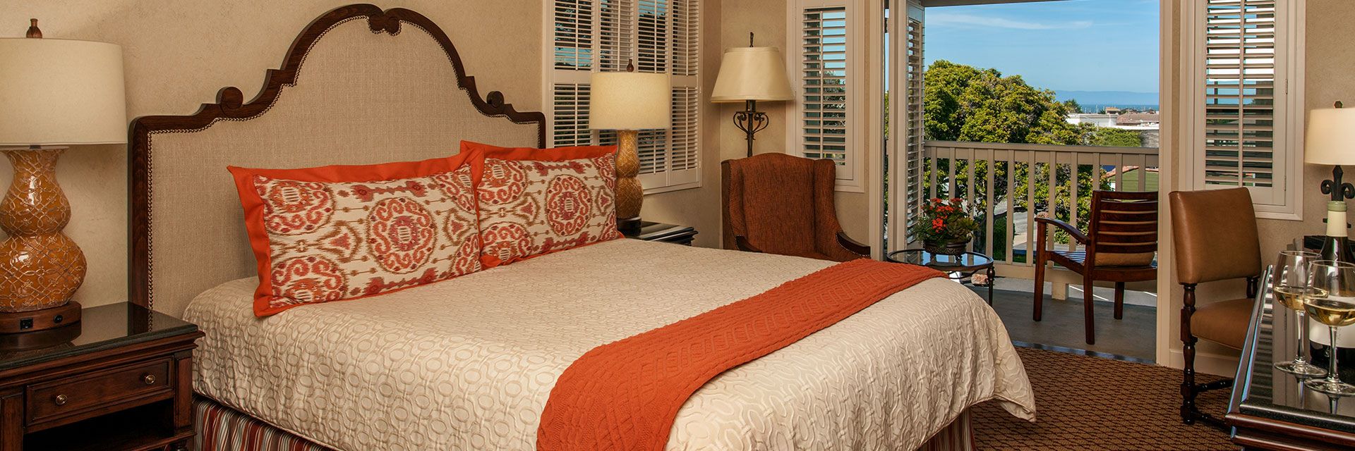 Rooms and suites at Casa Munras Garden Hotel & Spa, Monterey