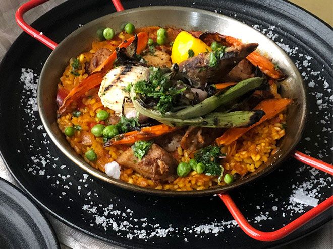 Paella Tuesday in Monterey Hotel