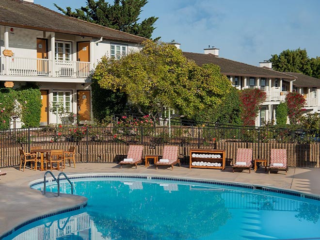 Heated Outdoor Pool at Hotel Monterey