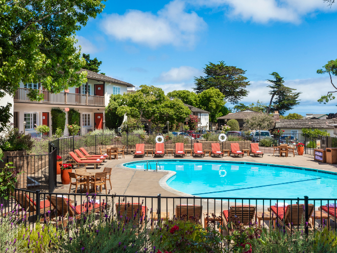 Heated Outdoor Pool at Hotel Monterey